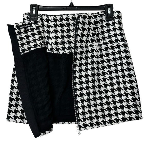 For Love and Lemons Bonnie Cropped Blazer Mini Skirt Houndstooth Suit Set Size M - Picture 14 of 16